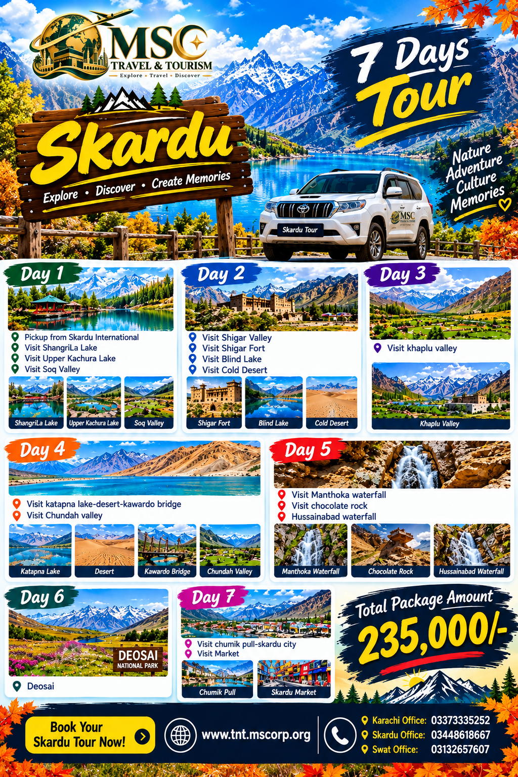 7 Days Skardu Tour